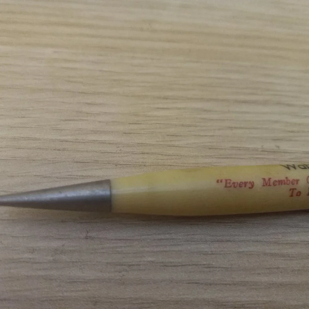 Vintage Advertising Pencil Mechanical FOE Eagles Aerie 549 Wabash Indiana